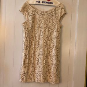 Cream Lace Dress